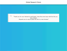 Tablet Screenshot of globalresearchstudy.com